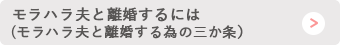 モラハラ夫と離婚するには モラハラ夫と離婚する為の三か条