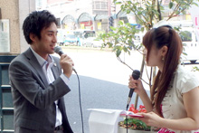 鹿児島市のいづろ通り商店街主催のイベント「いづろハッピーディ」に、当事務所の弁護士、茂木・高山が参加いたしました。